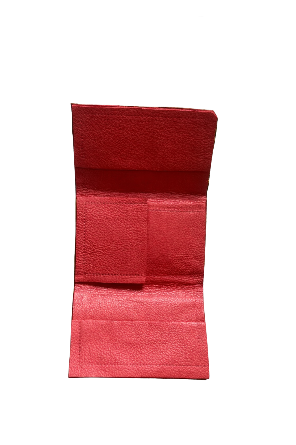 Black/Red Italian Horn back crocodile Embossed leather wallet